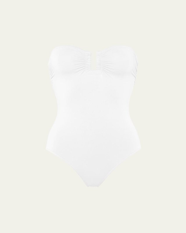 Cassiopee Strapless U-Hardware One-Piece Swimsuit